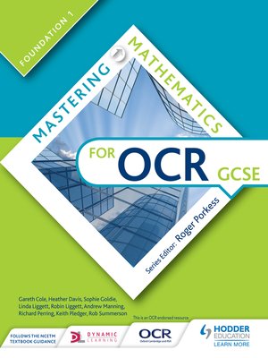 cover image of Mastering Mathematics for OCR GCSE